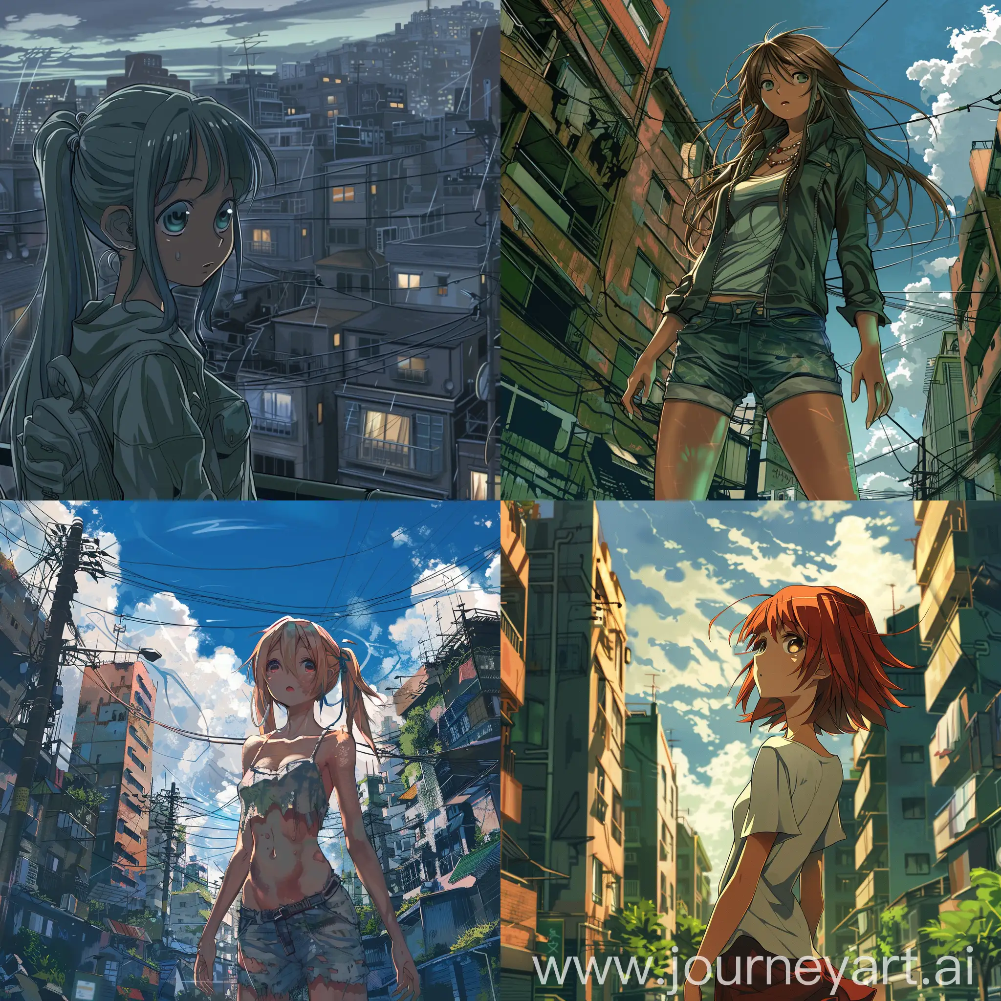 Anime-Girl-in-Urban-Residential-Development-Ambient-Style