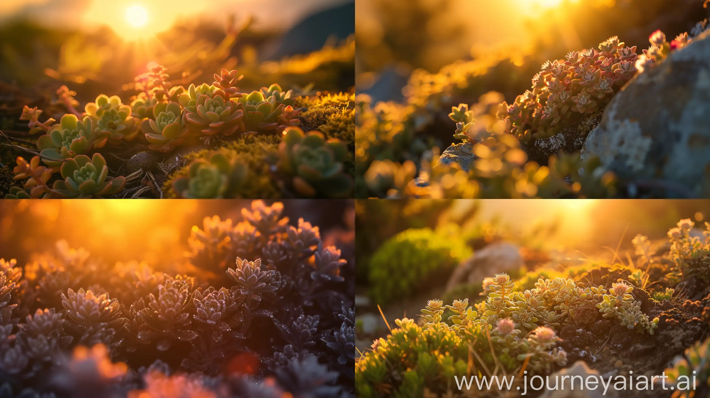 Sedum-Rupestre-Angelina-Tranquil-Golden-Glow-Landscape