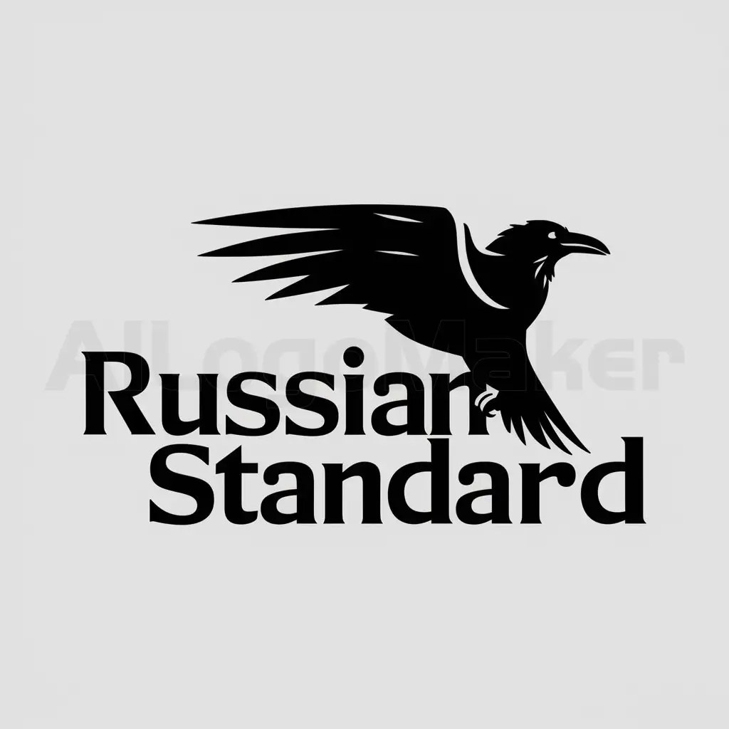 LOGO-Design-For-Russian-Standard-Elegant-Text-with-Chernyy-Fond-on-a-Clear-Background