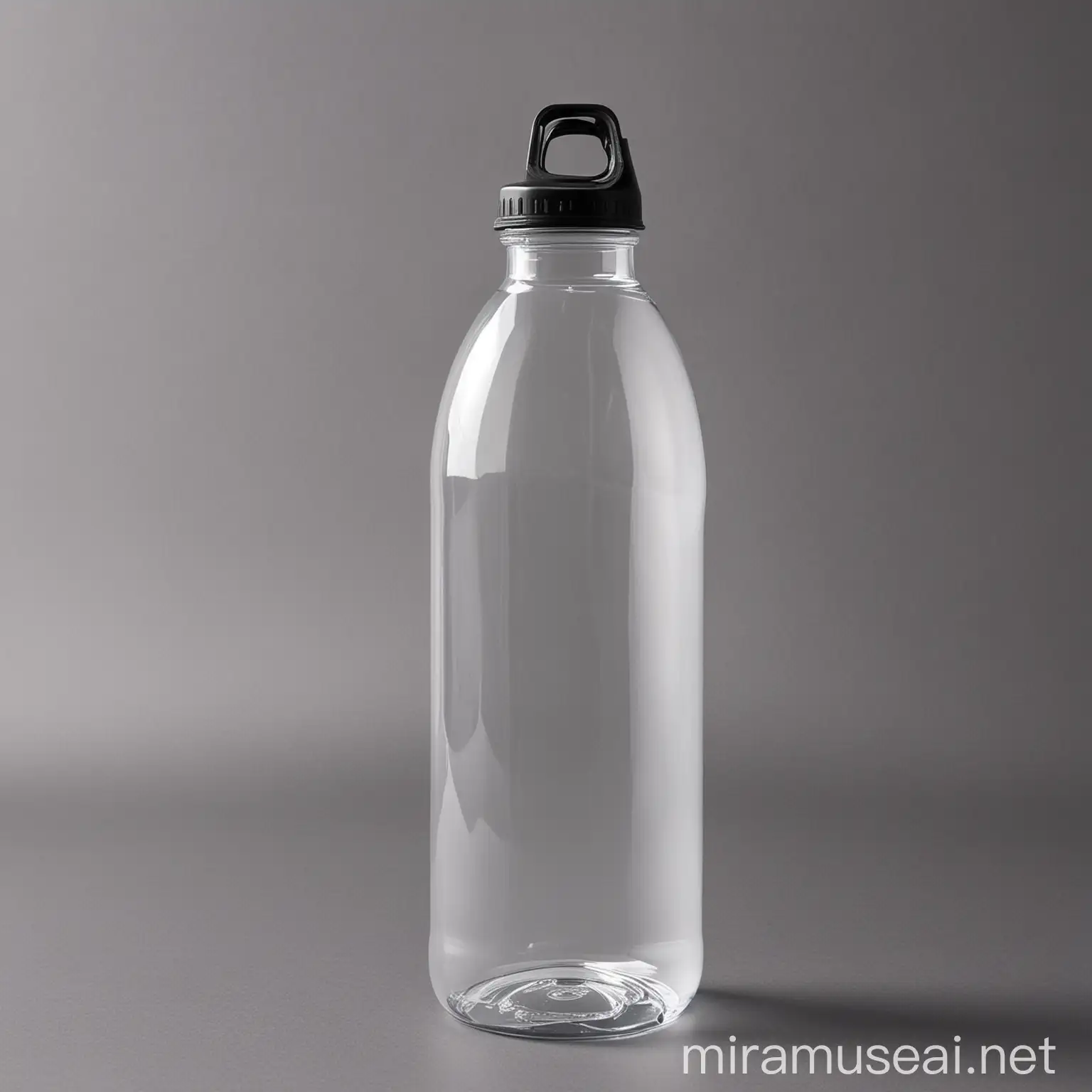 Generate a 500ml plastic water bottle
