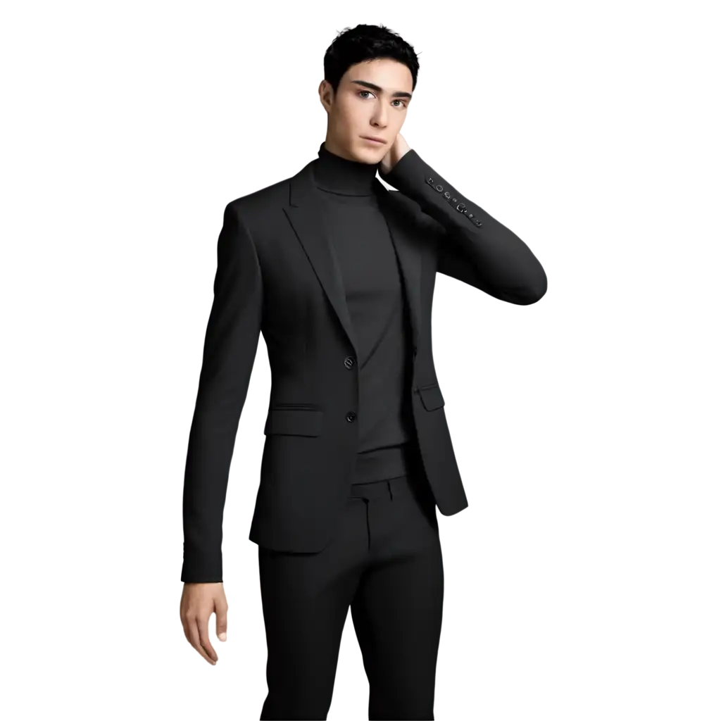 Professional-Man-with-Short-Black-Hair-in-Black-Suit-PNG-Image