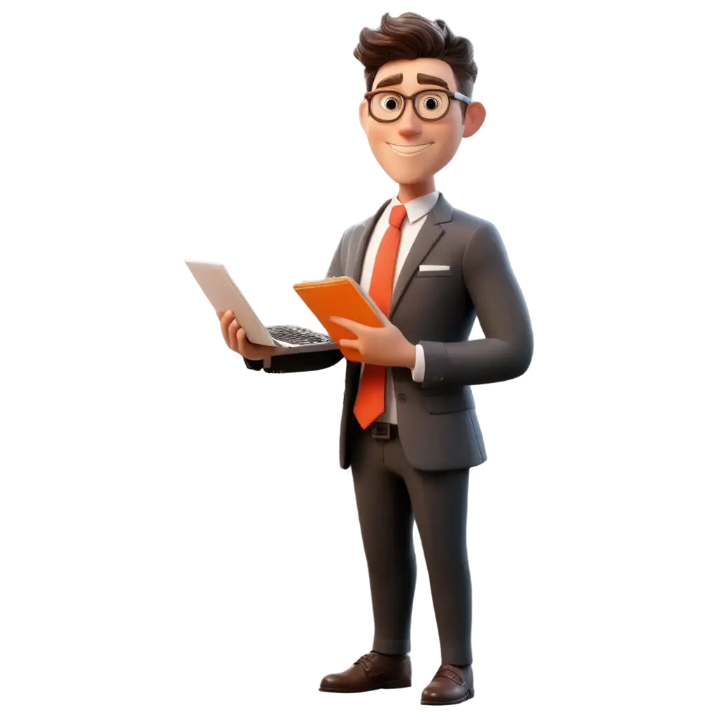 Cartoon image of an accountant 