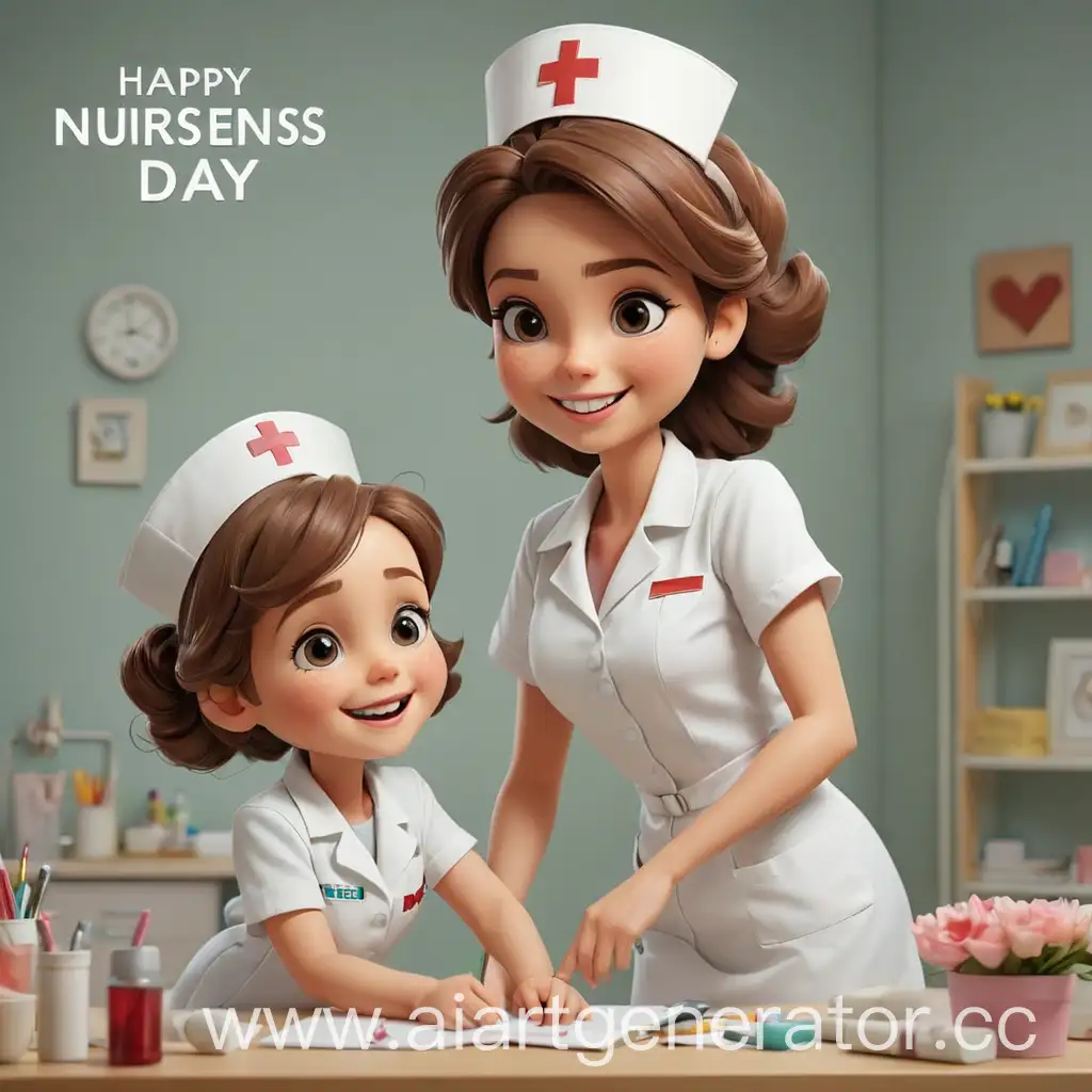 Joyful-Nurse-Celebrates-Nurses-Day-with-Heartfelt-Greeting-Card-for-Mom