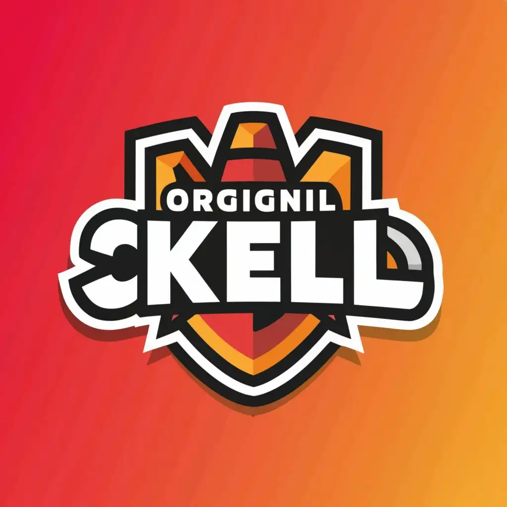 a logo design,with the text "Original Kell", main symbol:Brawl stars, phone,Minimalistic,be used in Video games industry,clear background