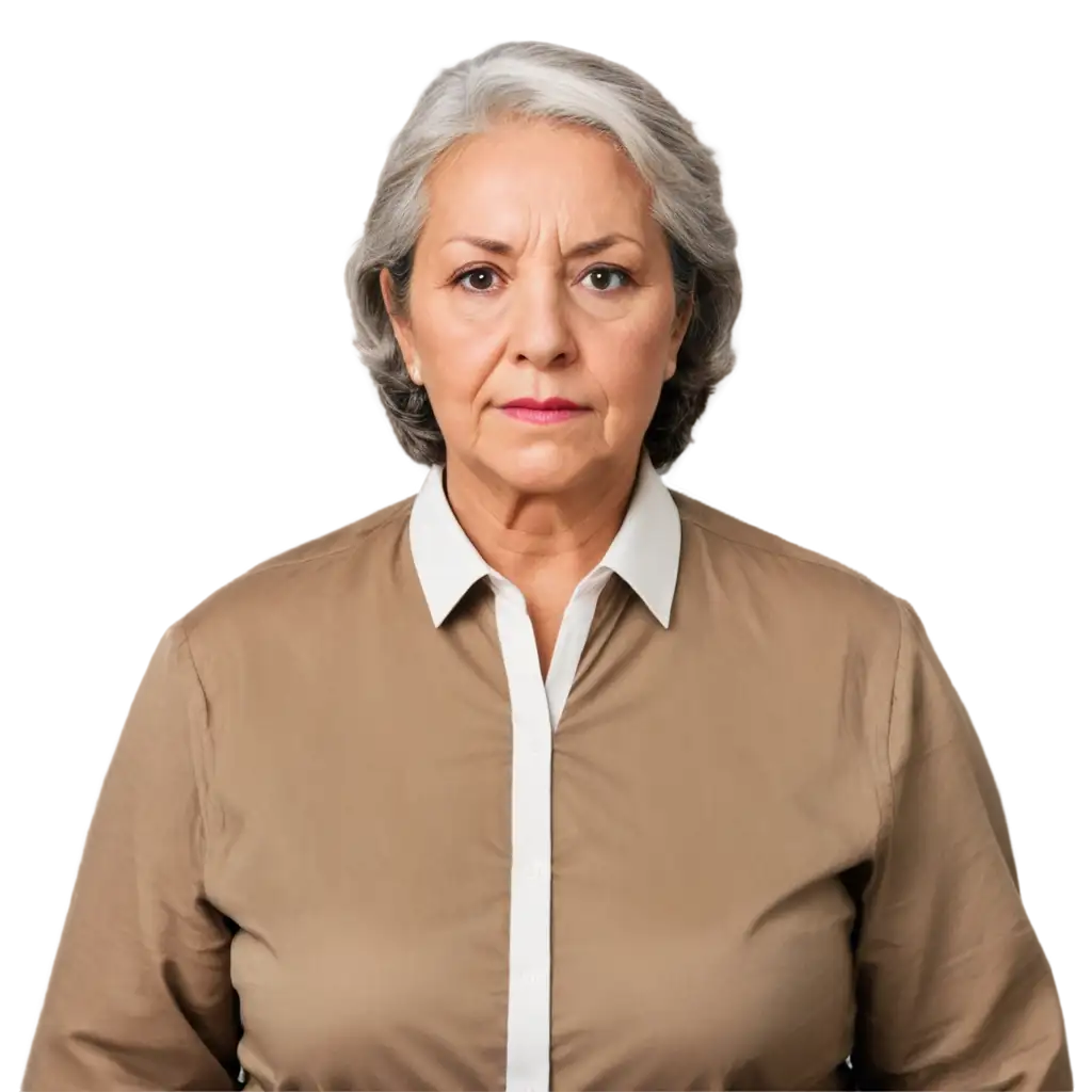 American-Woman-Portrait-PNG-Realistic-60YearOld-Female-Photo-ID-Image