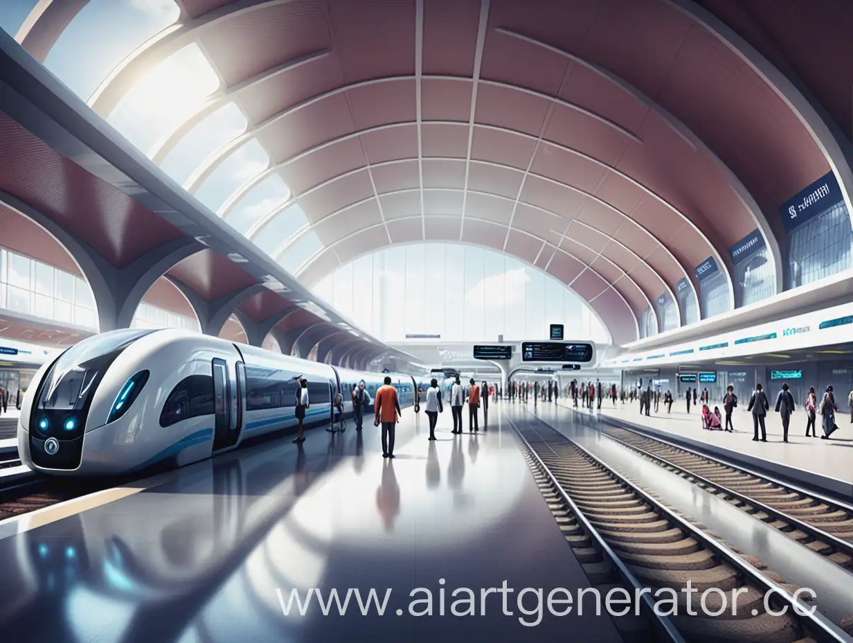Railway station of the future