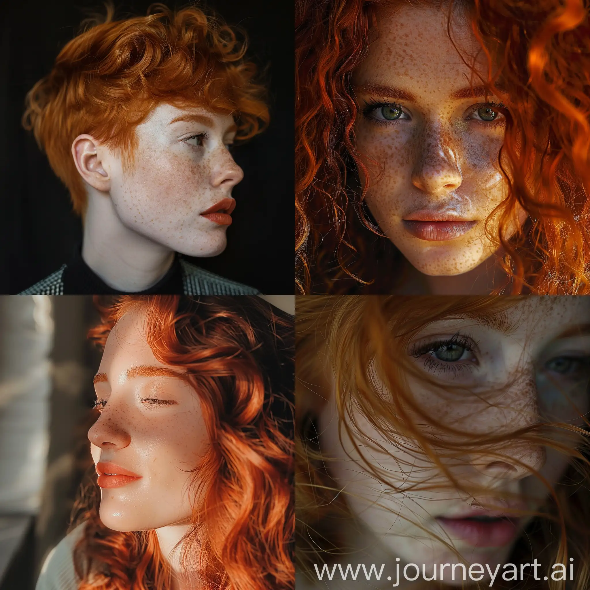 Vibrant-Person-with-Red-Hair-in-Abstract-Art-Style