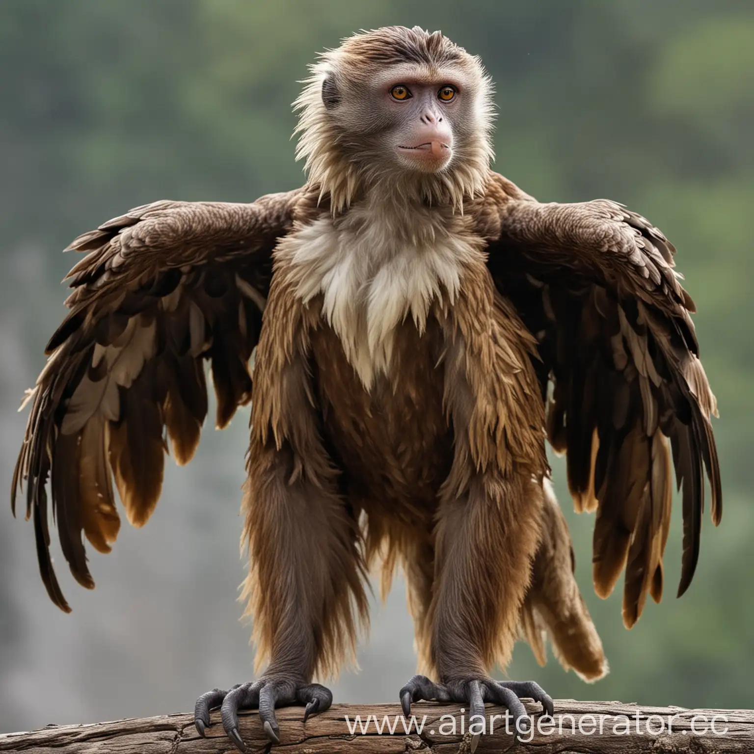 Hybrid of monkey and eagle