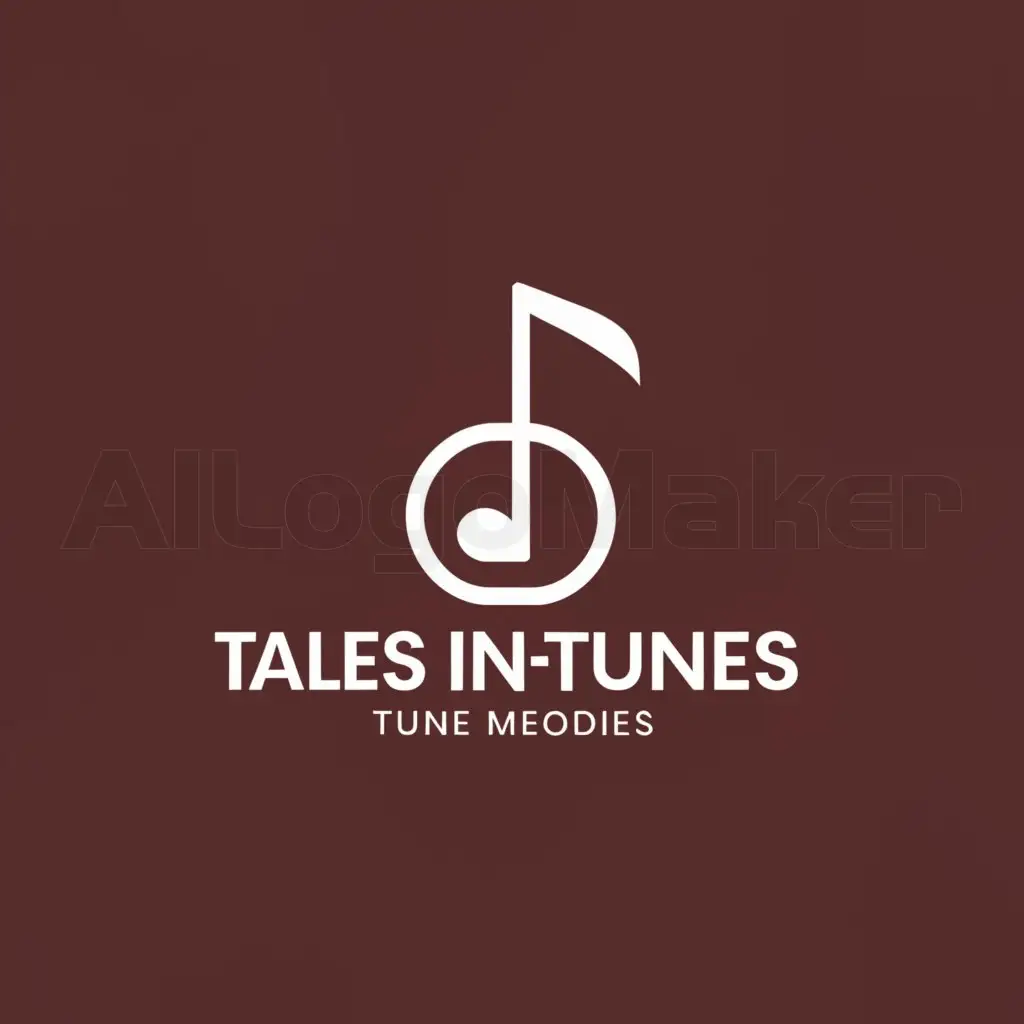 a logo design,with the text "Talesintunes", main symbol:Music, essence of Assam ,Moderate,clear background