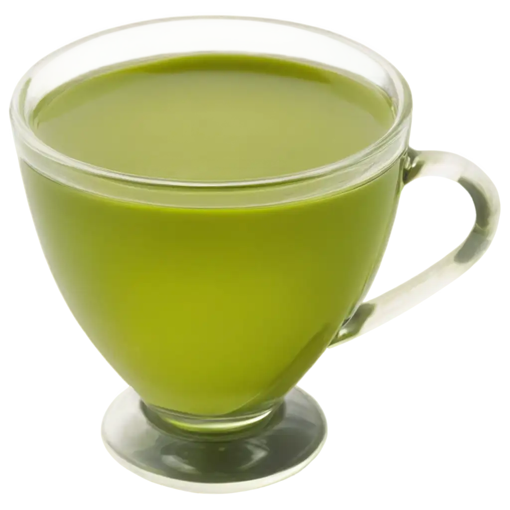 Green tea Transparent Cup
