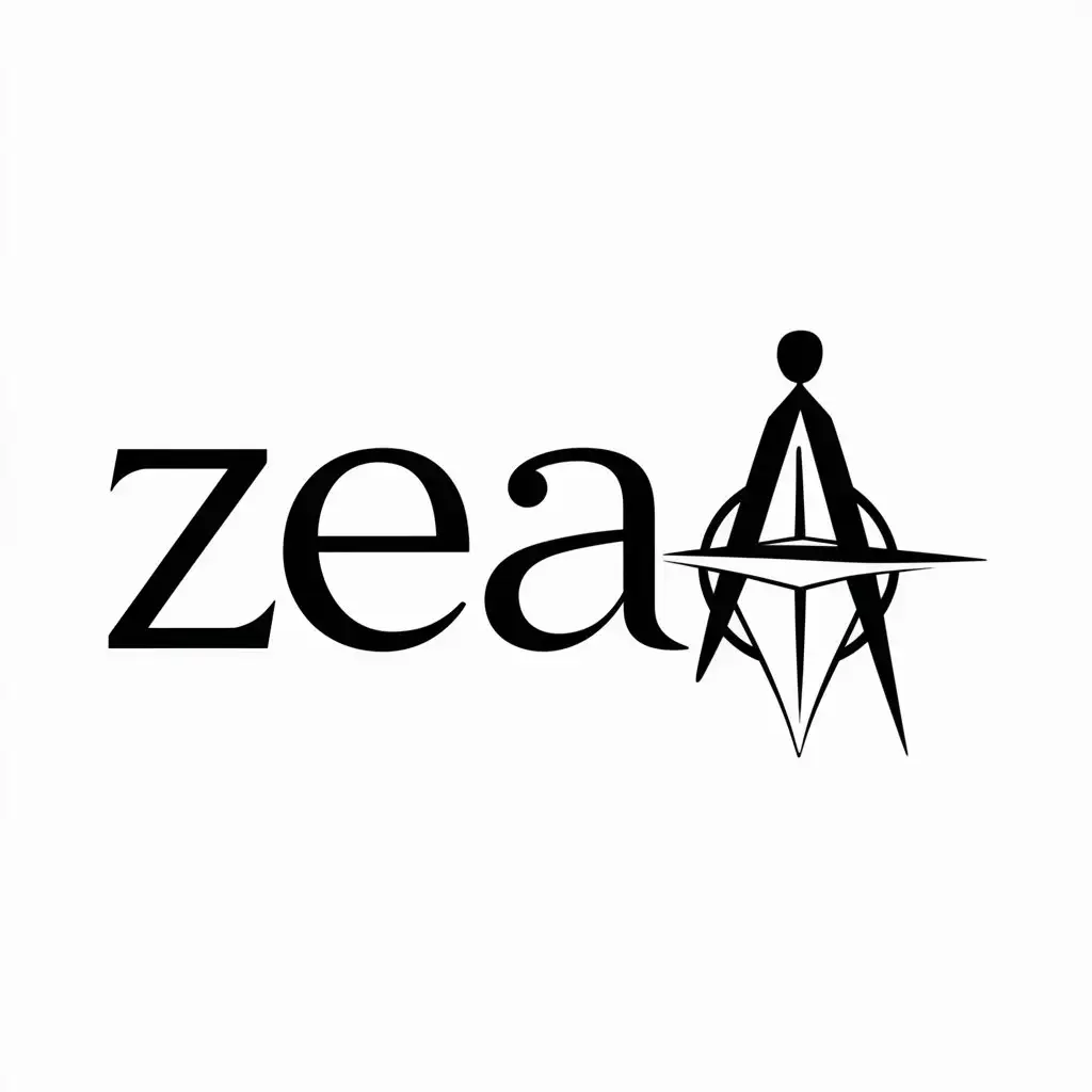 a logo design,with the text "zea", main symbol:zea,Moderate,be used in Others industry,clear background