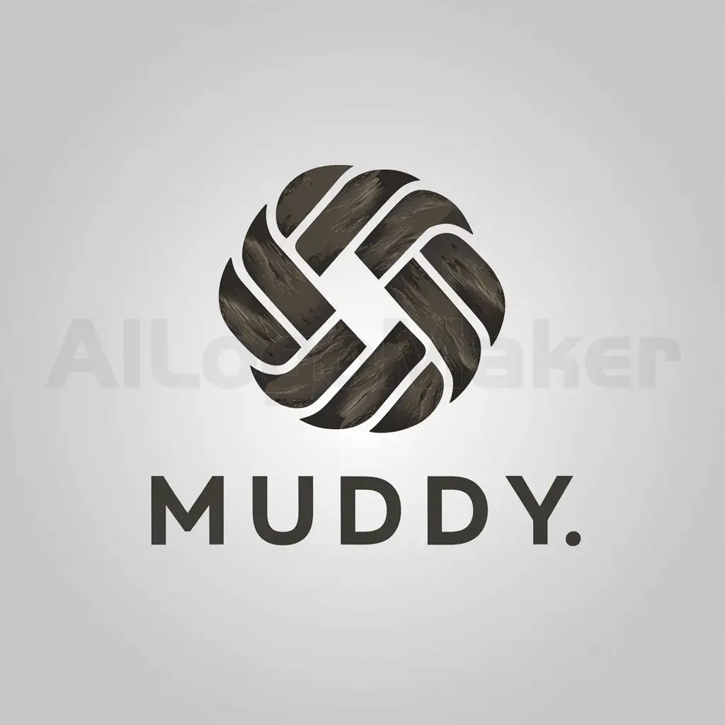 a logo design,with the text "muddy", main symbol:bad,complex,be used in Others industry,clear background