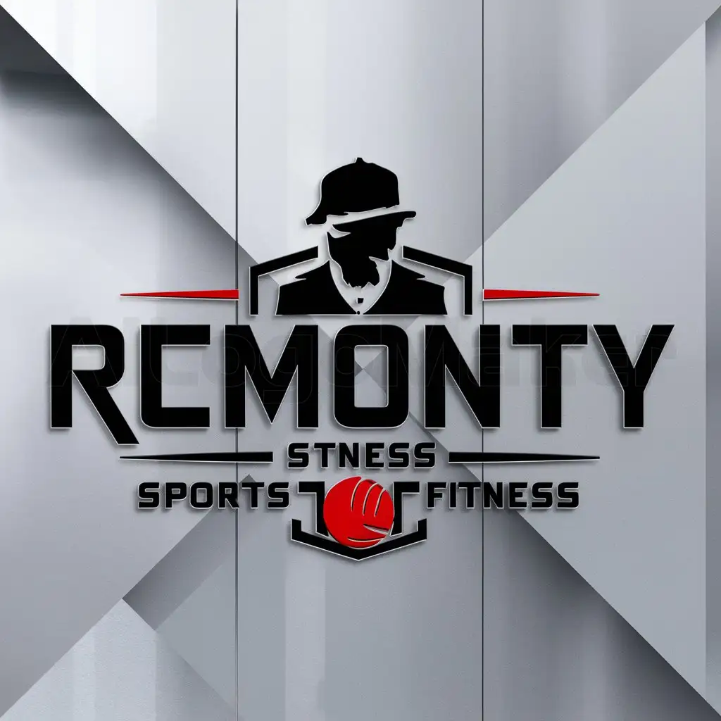 a logo design,with the text "Remonty", main symbol:Gangsta,Moderate,be used in Sports Fitness industry,clear background
