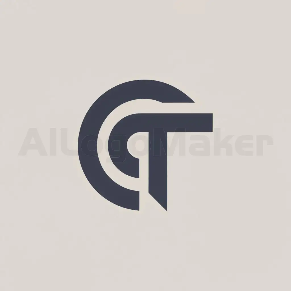 a logo design, with the text 'CT', main symbol: CT, Minimalistic, clear background