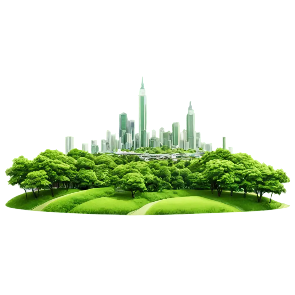 Vibrant-Green-Cityscape-PNG-Image-Depicting-Sustainable-Urban-Living
