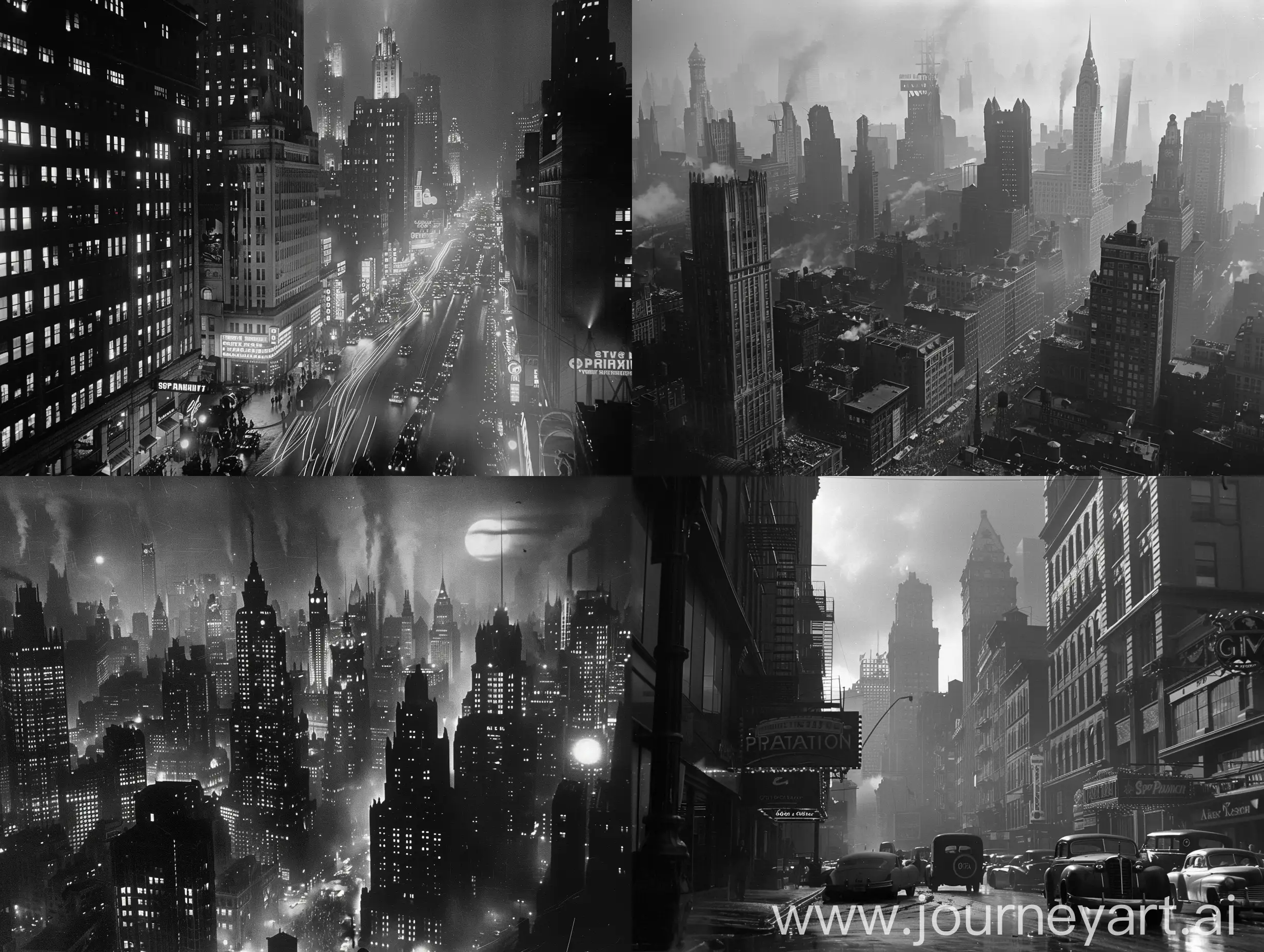 Vintage-Gotham-City-Street-Scene-in-Cinemascope-Style