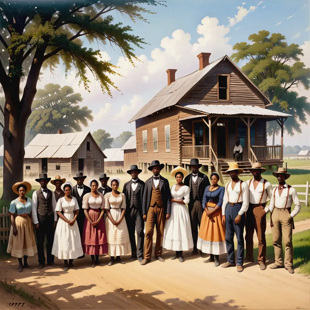 African- American rural Community, 1878
