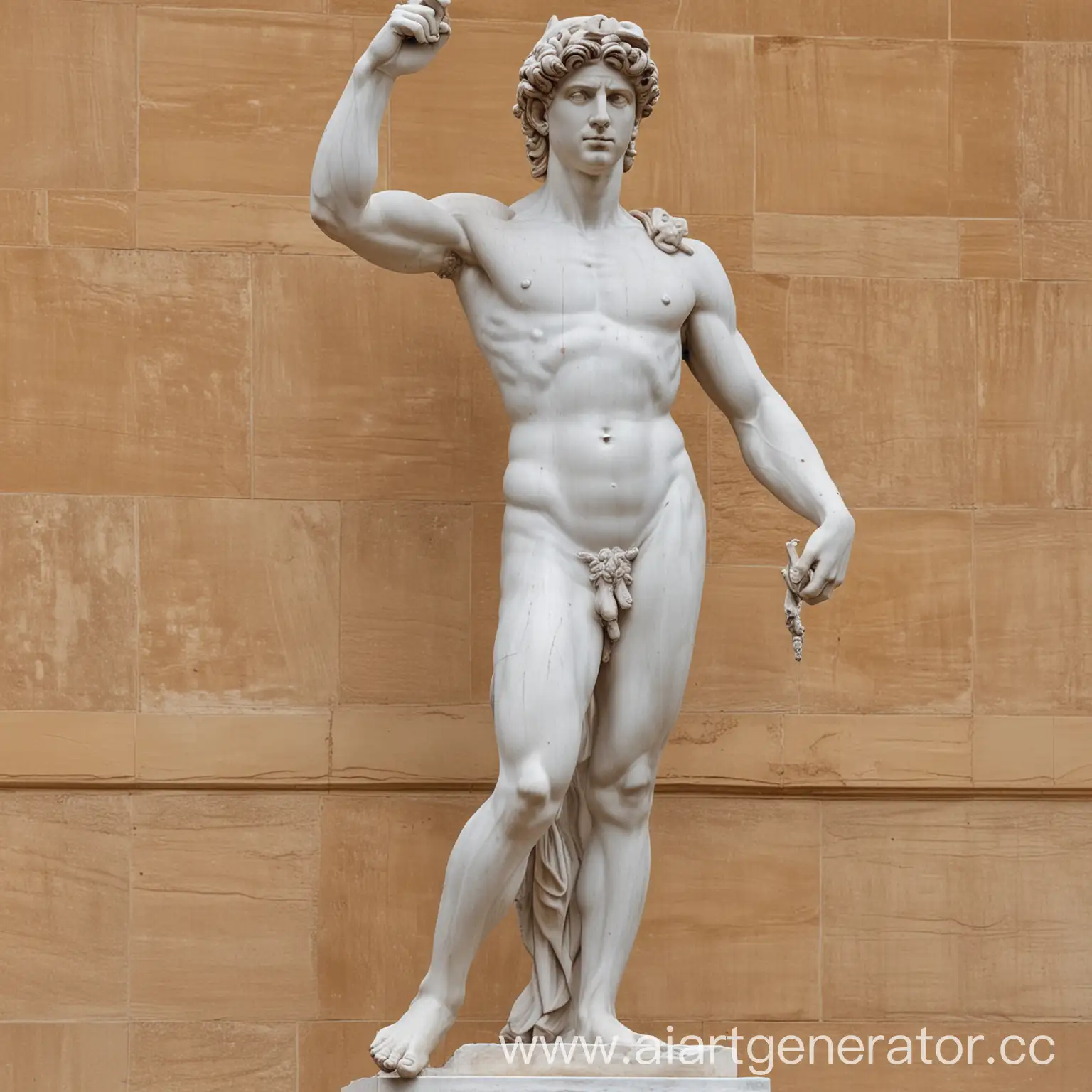 Classic-Marble-Statue-of-David-by-Michelangelo-in-Renaissance-Style