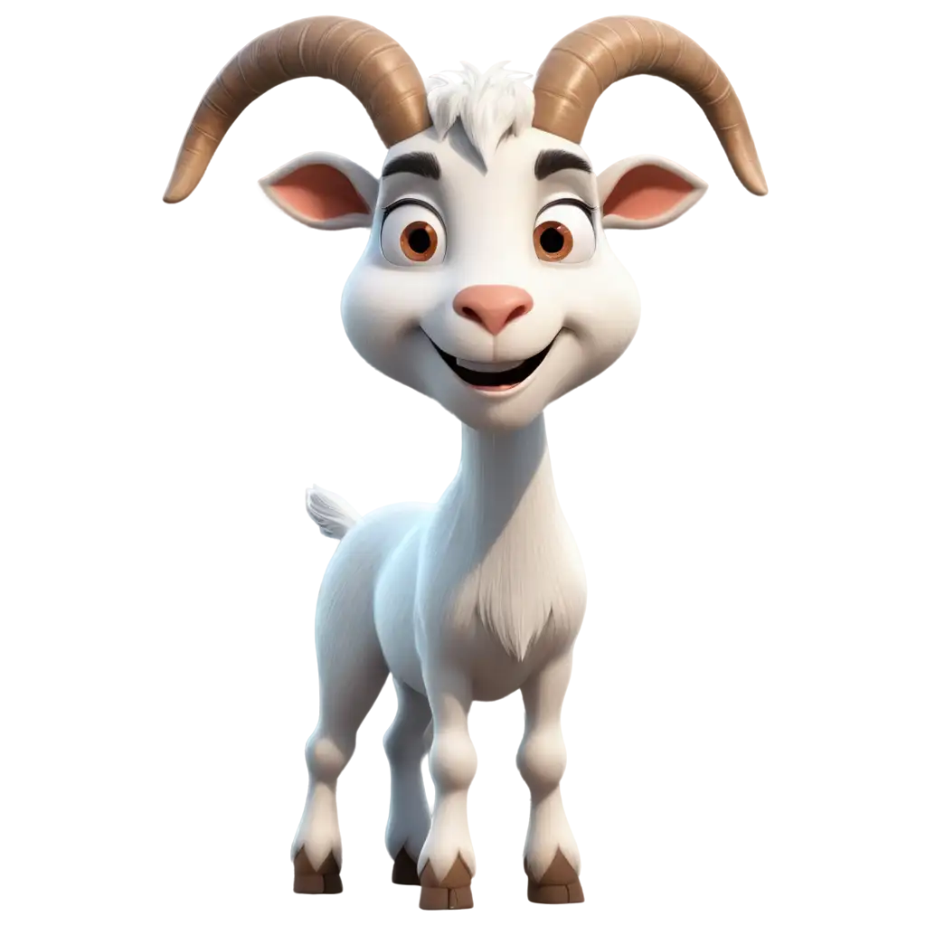 HighQuality-Cartoon-3D-Goat-Full-Body-PNG-Enhancing-Visual-Content-with-Detailed-3D-Illustrations
