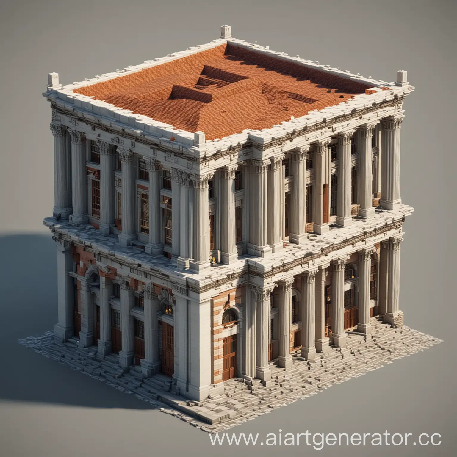 Elegant-Classicism-Minecraft-Court-Building-from-Three-Sides