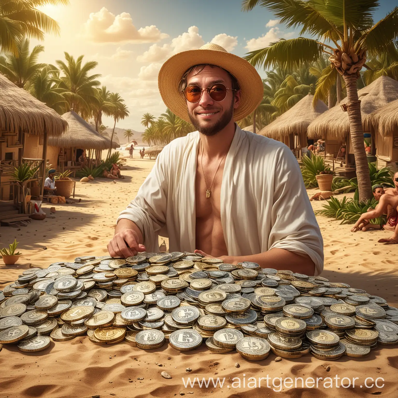 Crypto-Oasis-with-Funny-People-and-Money