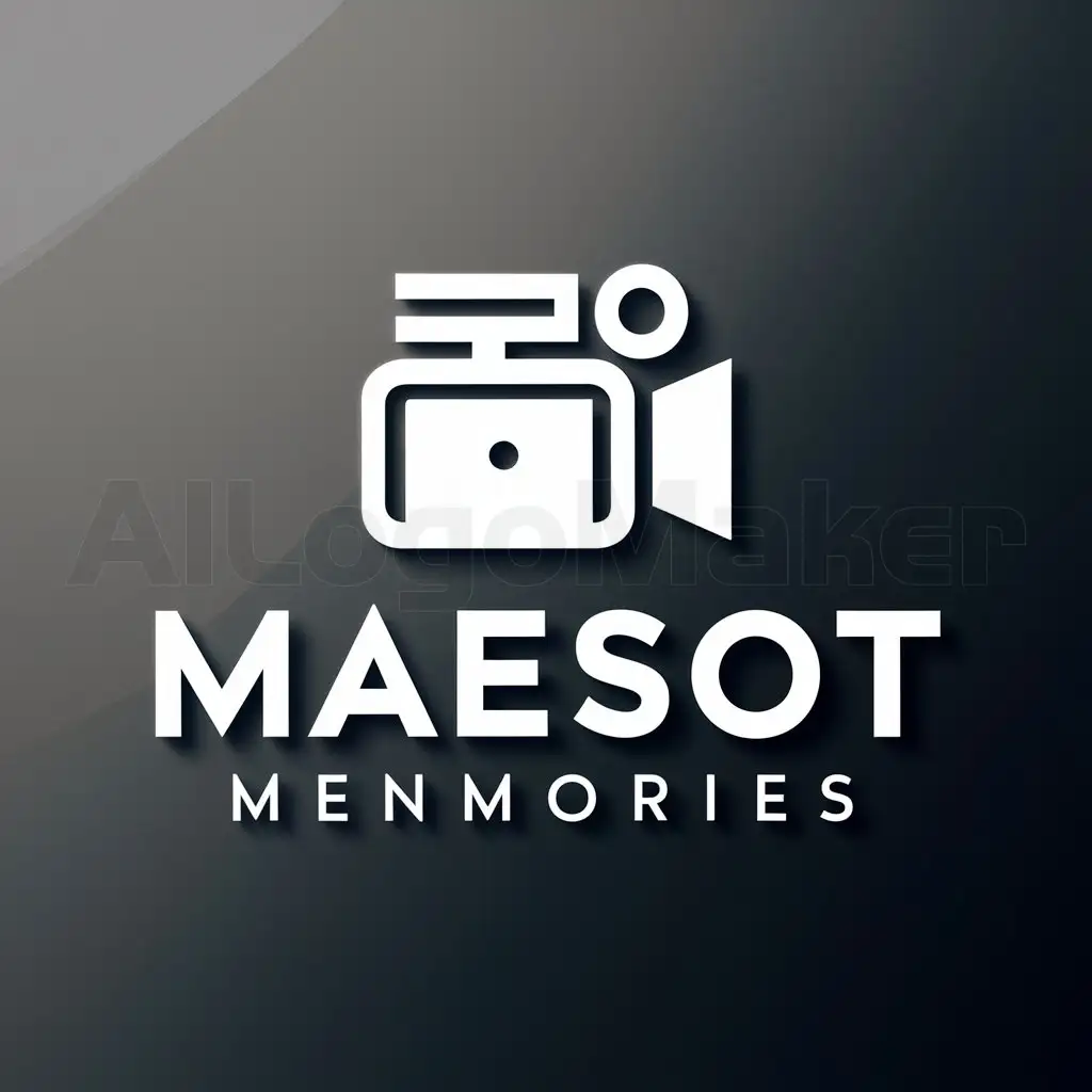 a logo design,with the text "Maesot Menmories", main symbol:Video Sharing,Moderate,clear background