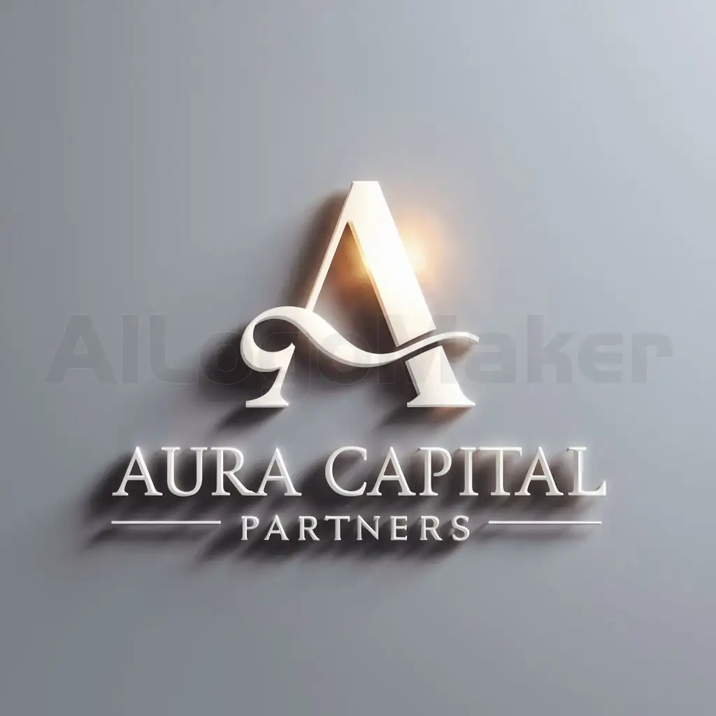 a logo design,with the text "Aura Capital Partners", main symbol:a in abstract,Moderate,be used in 0 industry,clear background