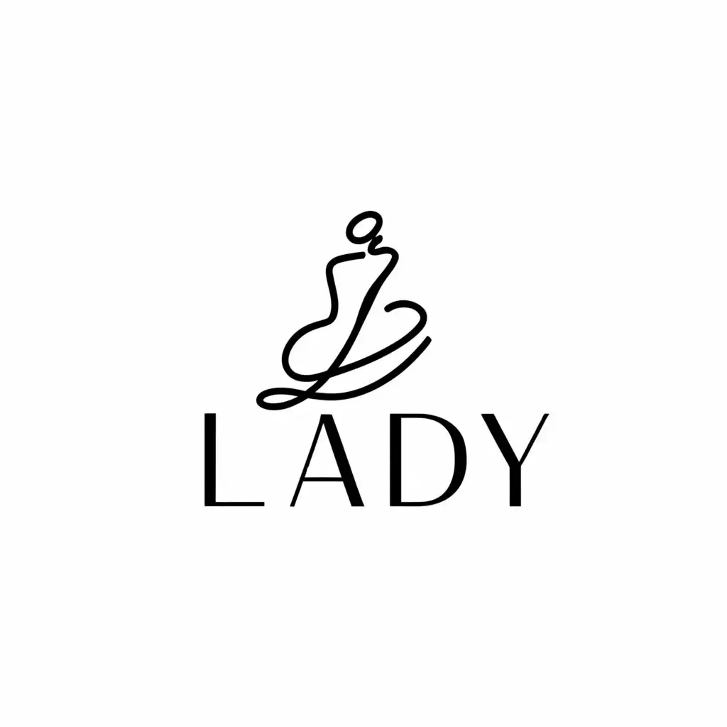 a logo design,with the text "Lady", main symbol:Girl,Minimalistic,be used in Beauty Spa industry,clear background