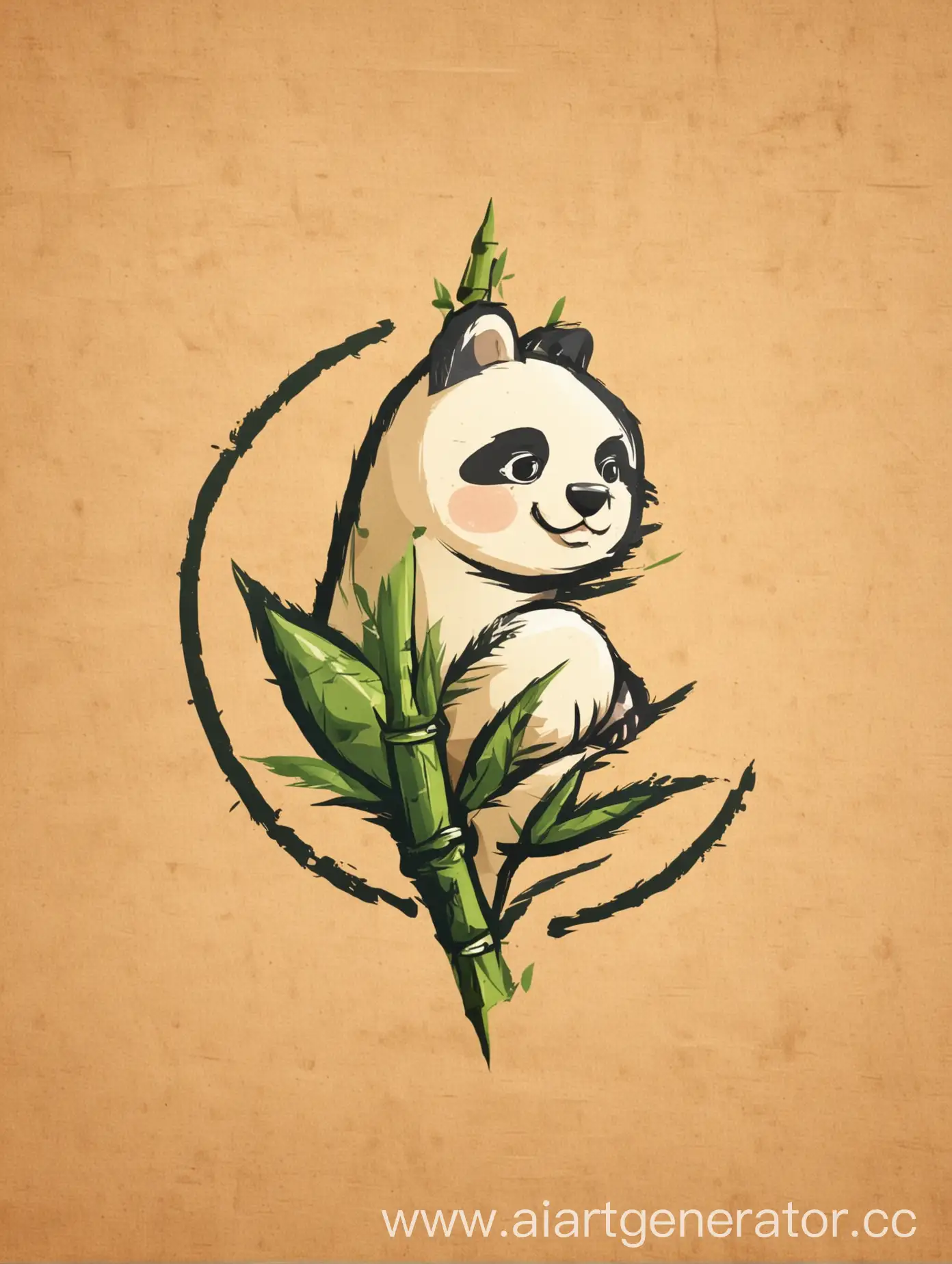 Создай логотип телеграм канала про саморазвитие связанный с бамбуком и ростом подробный 