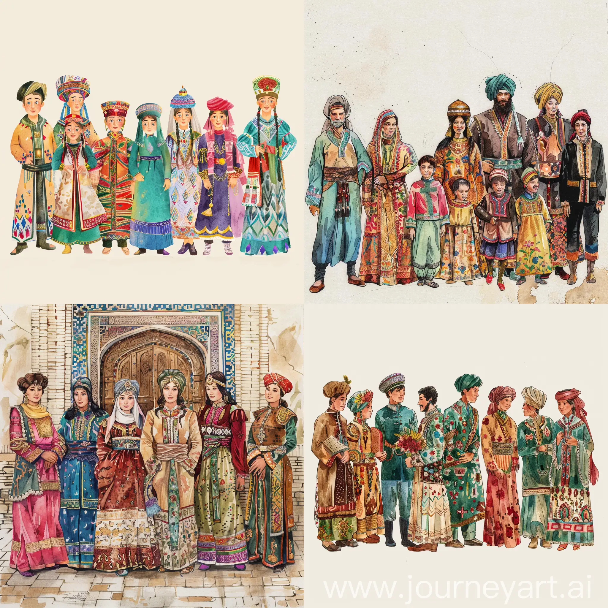 Vibrant-Uzbekistan-Traditional-Attire-and-Cultural-Celebration