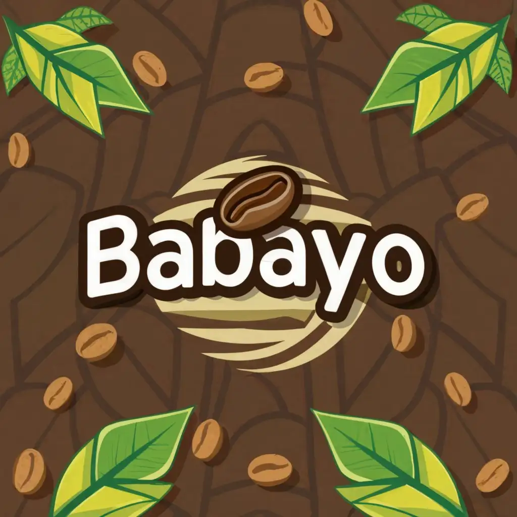 a logo design,with the text "BABAYO", main symbol:coffee bean, coffee farm,Moderate,be used in Others industry,clear background