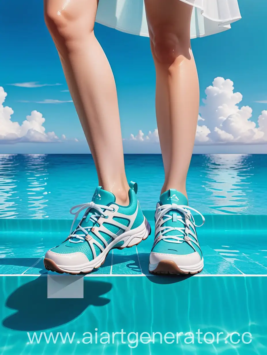Vibrant-Aqua-Cross-Shoes-Banner-Exciting-Water-Adventures-Await