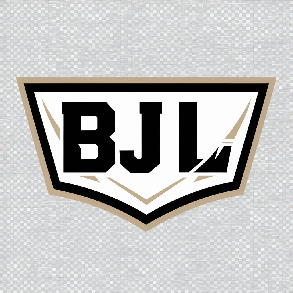 a logo design,with the text "BJL", main symbol:edge trim, hero,Moderate,be used in football industry,clear background