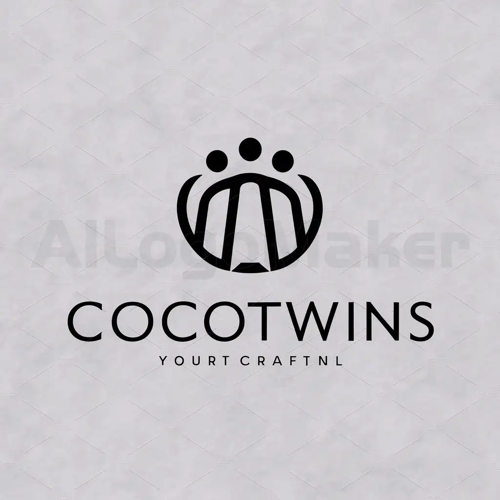 a logo design,with the text "Cocotwins", main symbol:conseil,Moderate,clear background