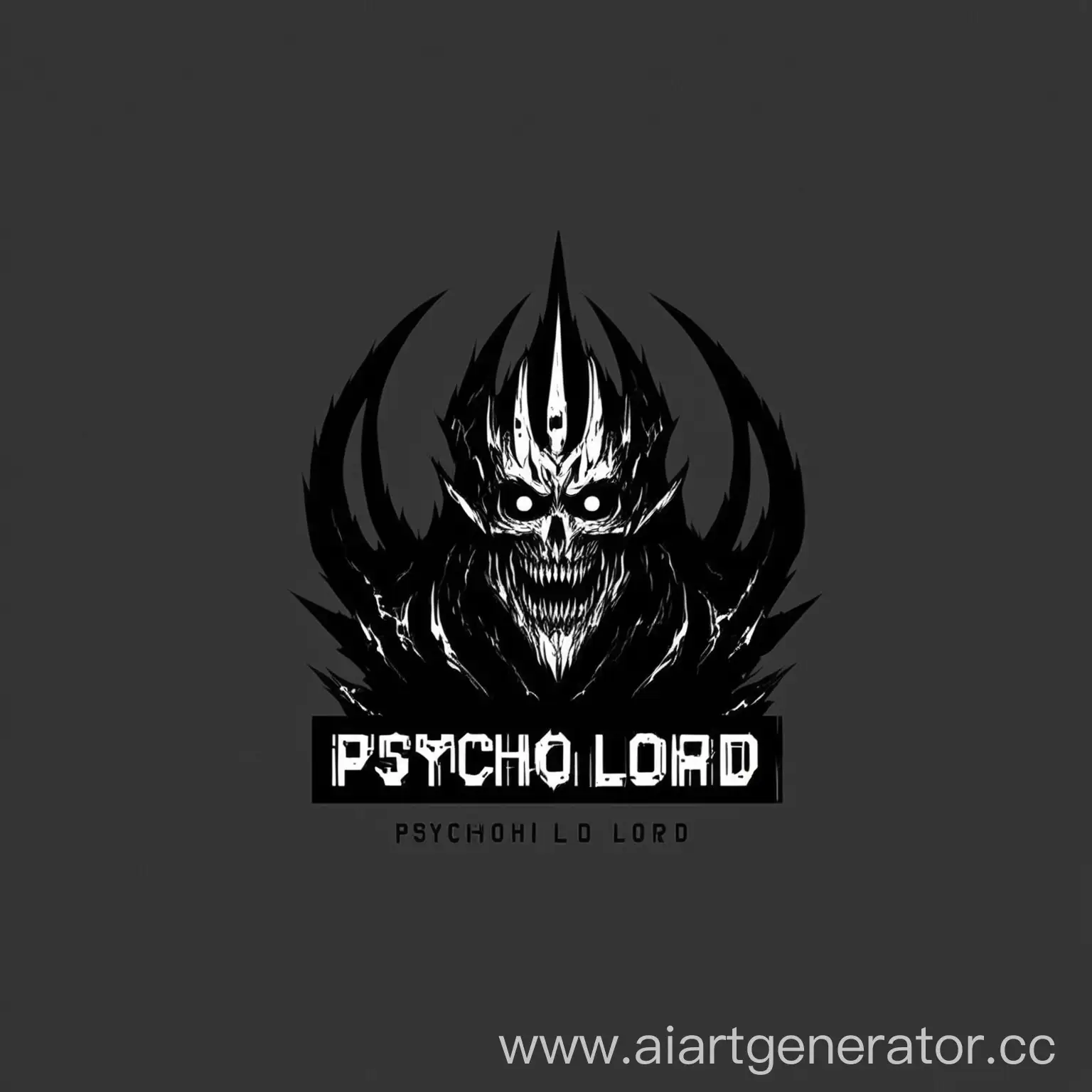 Минималистичный логотип PSYCHO LORD