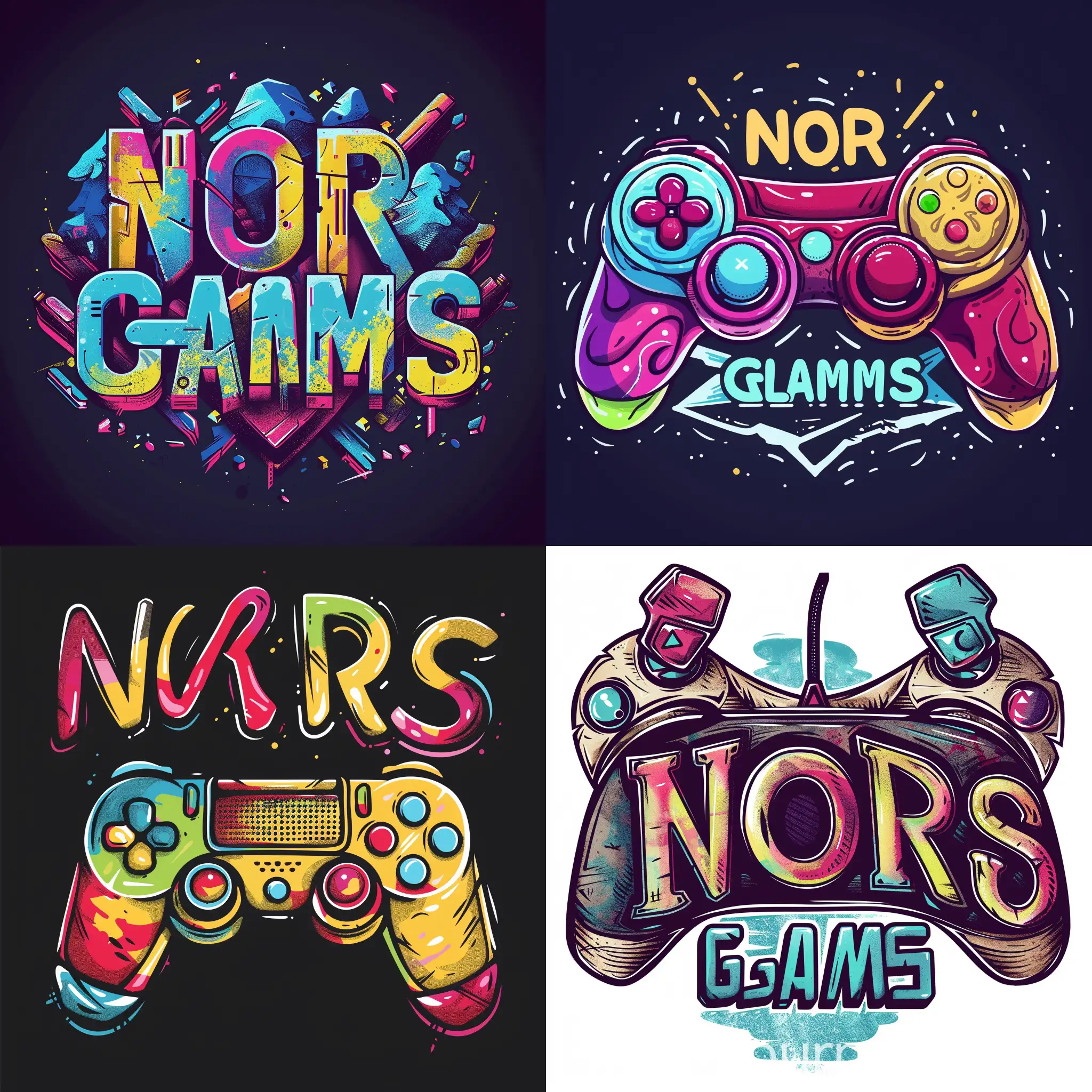 NORgames-Console-Game-Style-Inscription