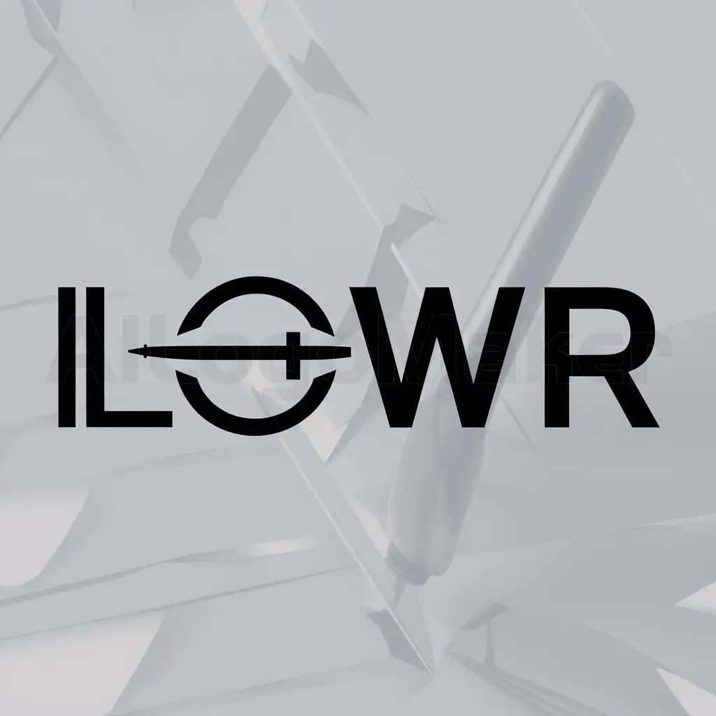 a logo design,with the text "LOWR", main symbol:WRITING,Moderate,clear background