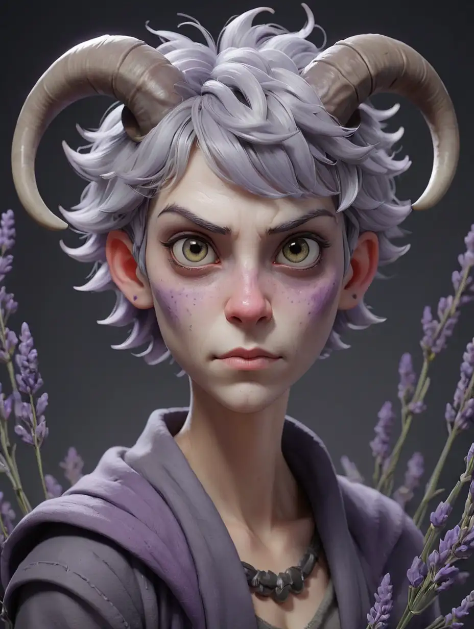 Shy-Lavender-Demon-with-Short-Gray-Hair-and-Ram-Horns