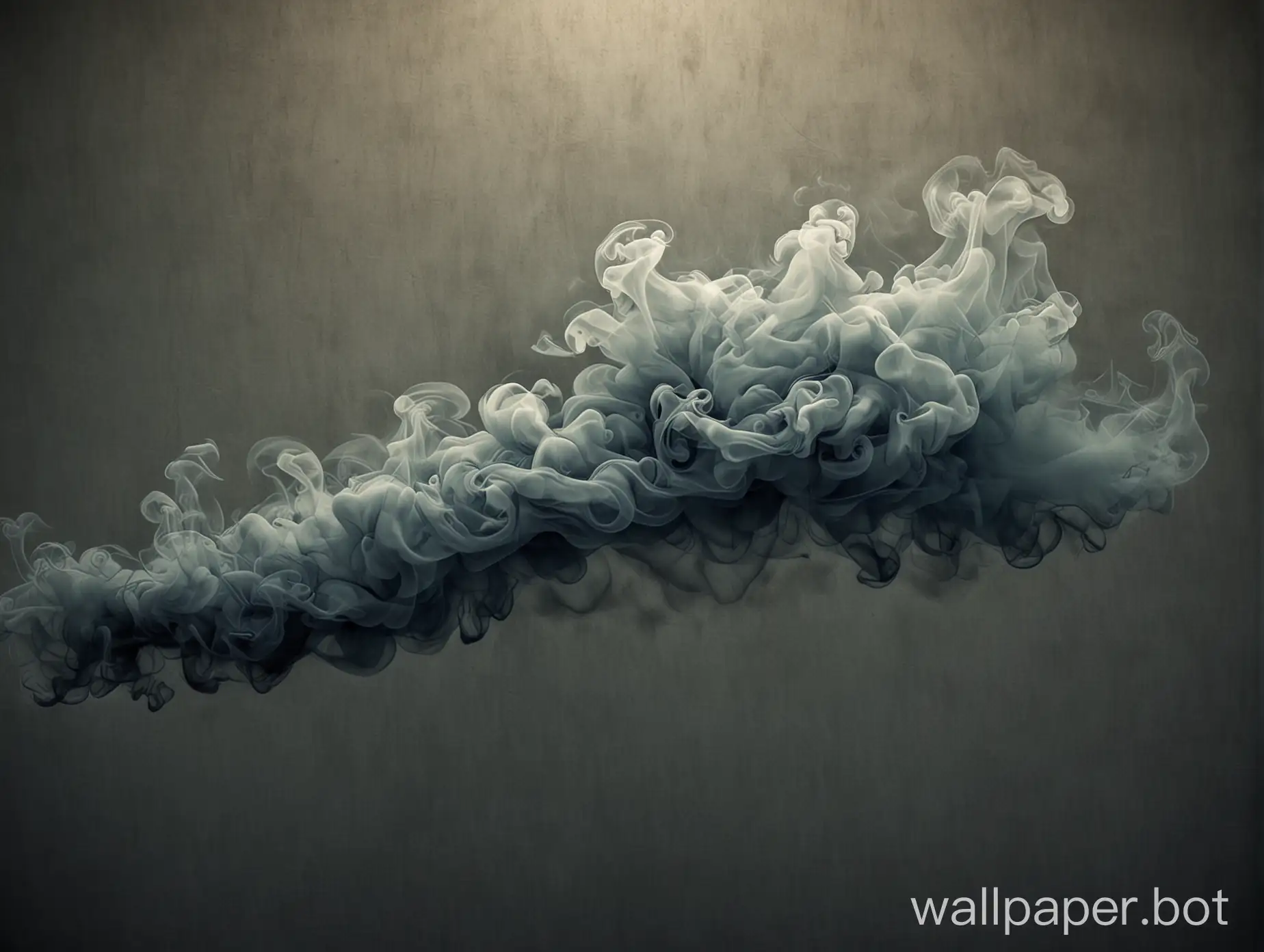 create a wallpaper of a smokey background