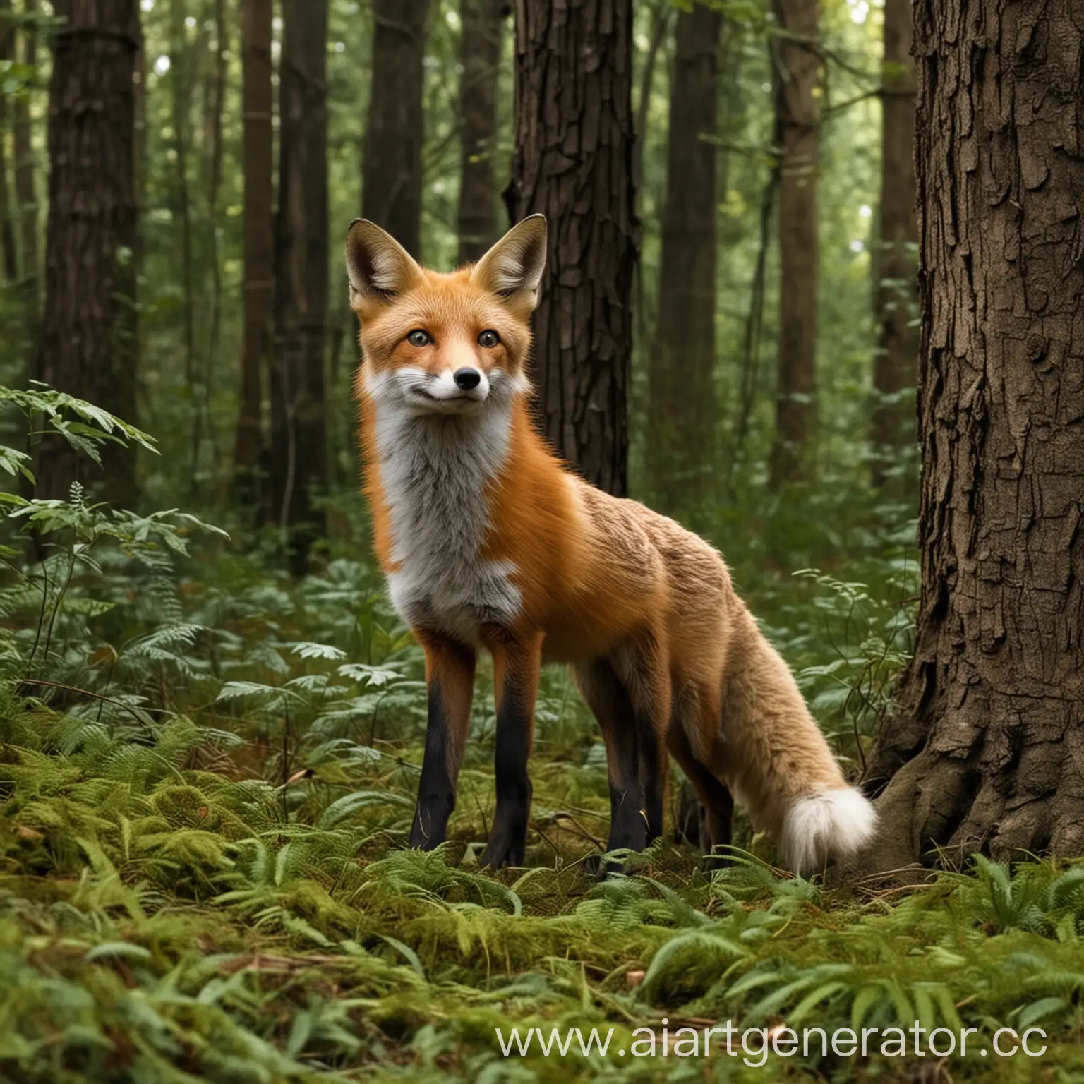 Once upon a time, in a dense forest, there lived a clever fox named Felix.