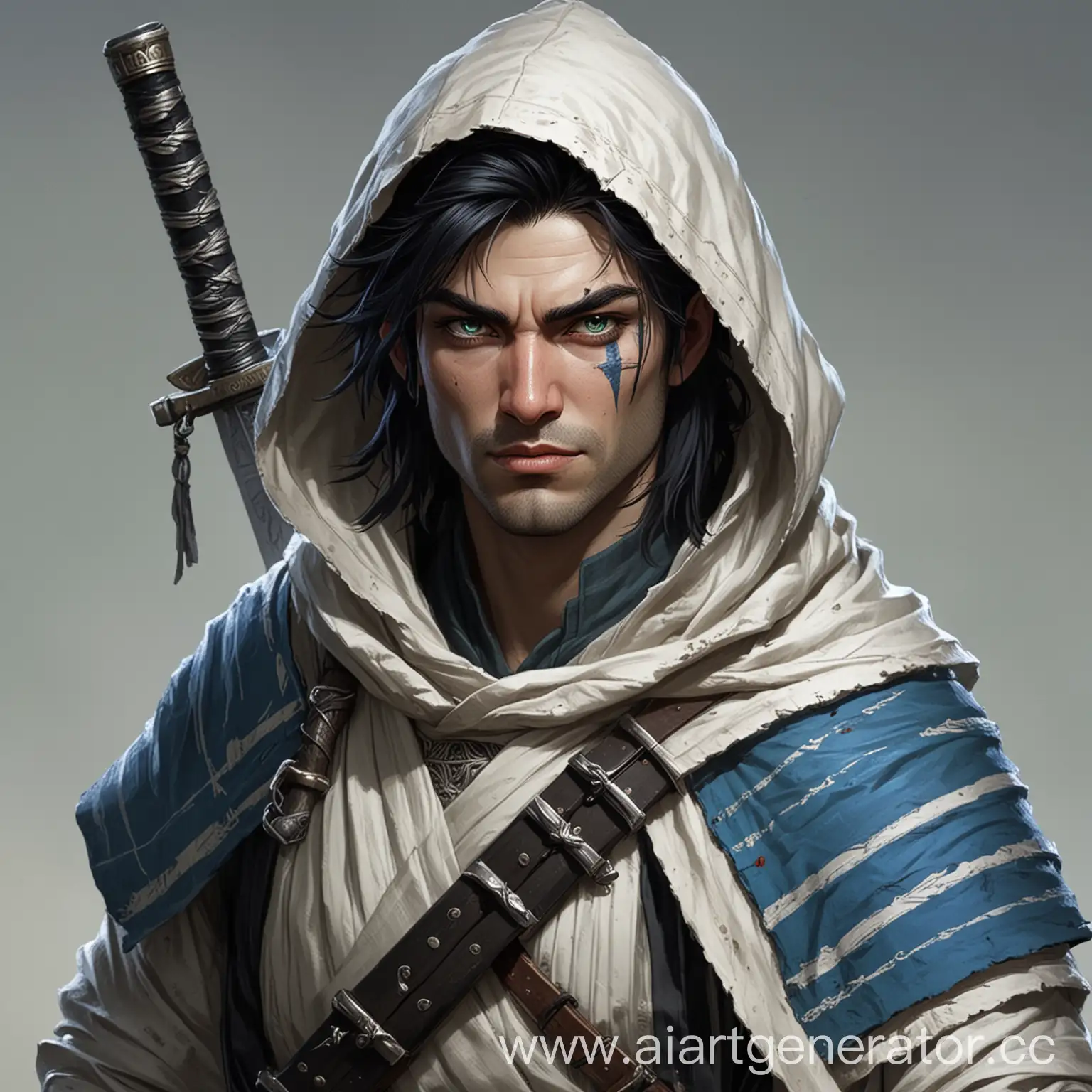 Dungeons-and-Dragons-5e-Human-Rogue-with-Katana-and-Striped-Cloak