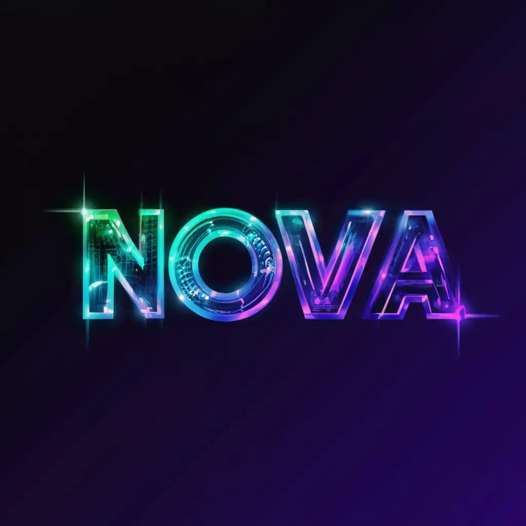 LOGO-Design-For-Nova-Futuristic-HighTech-Female-Android-Emblem