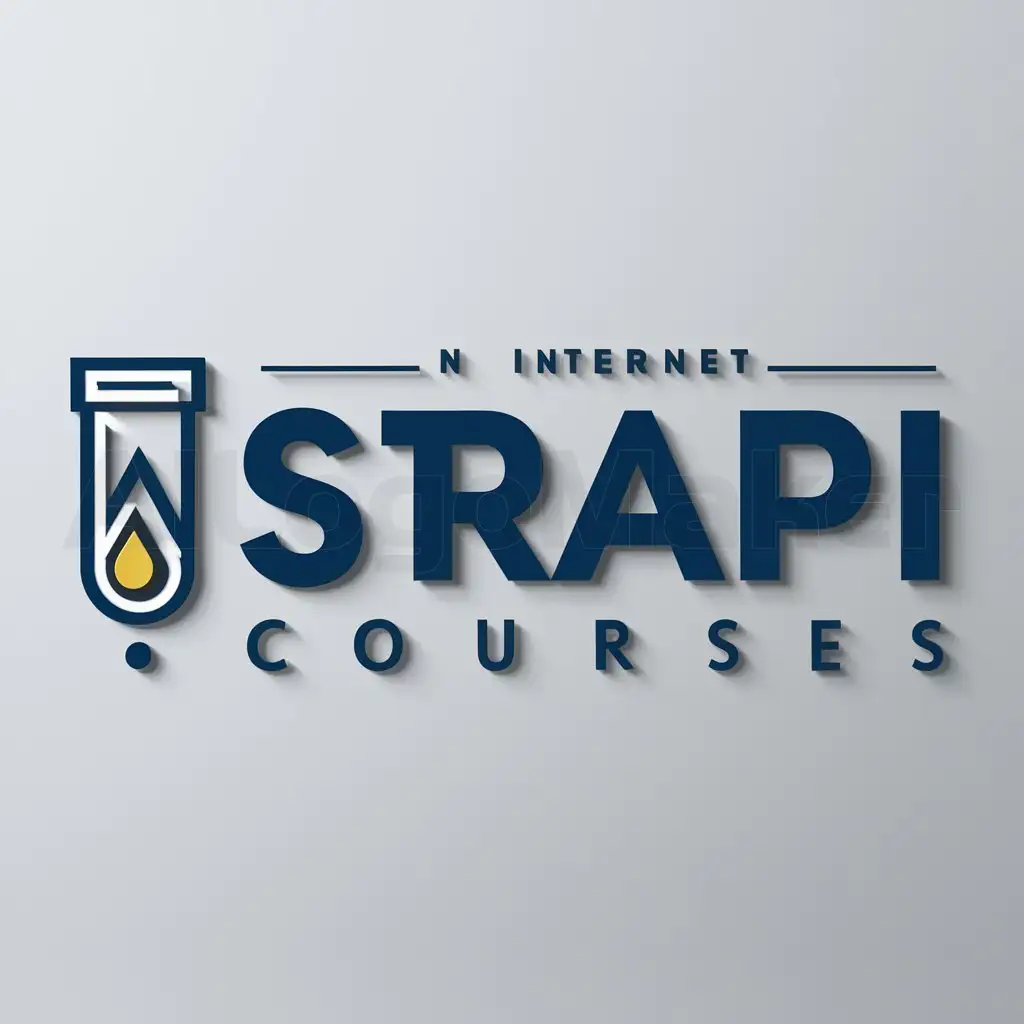 a logo design,with the text "strapi-courses", main symbol:science,Moderate,be used in Internet industry,clear background
