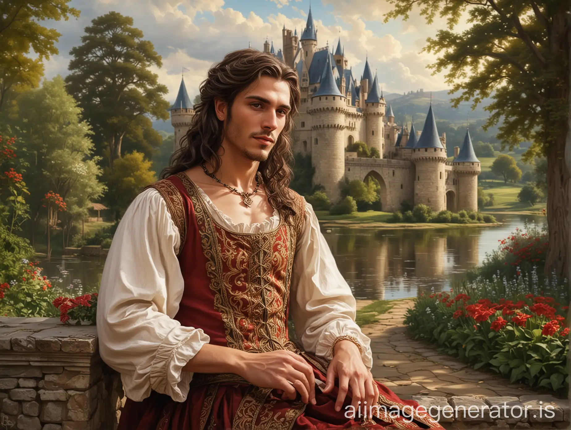 Elyndra-Medieval-Male-Musician-at-Castle-Estate