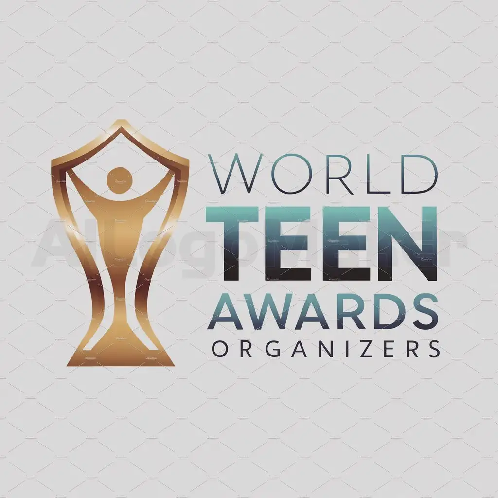a logo design,with the text "World Teen Awards Organizers", main symbol:awards,Moderate,be used in Others industry,clear background