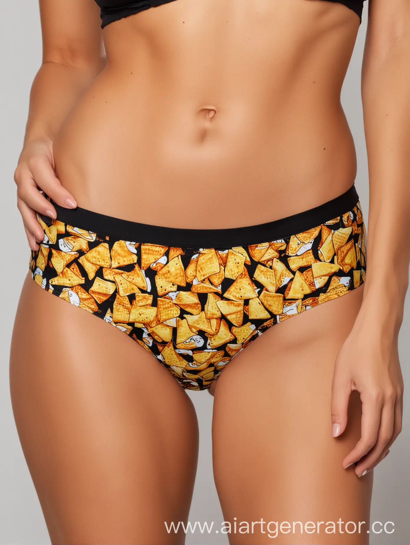 Nacho-Corn-Chips-Printed-Womens-Underwear