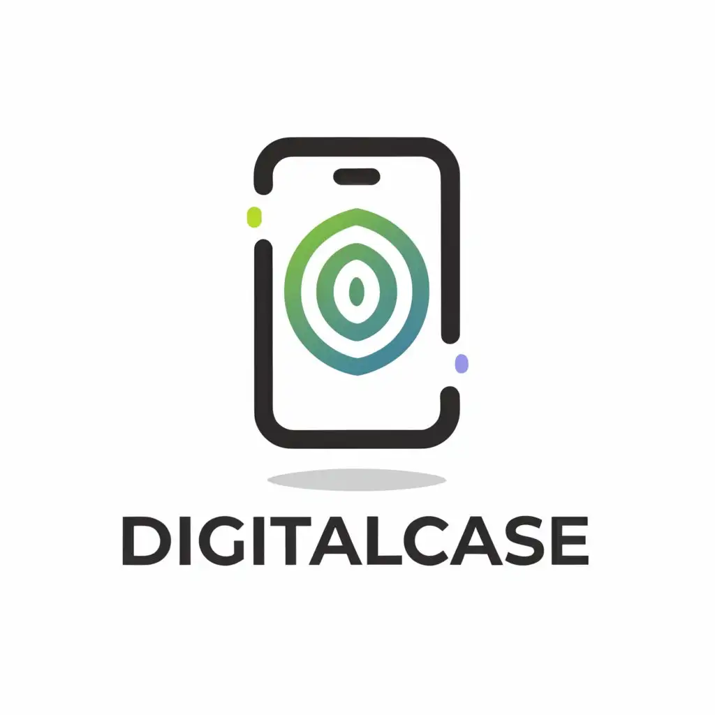 LOGO-Design-For-DigitalCase-Modern-Phone-Symbol-for-Technology-Industry