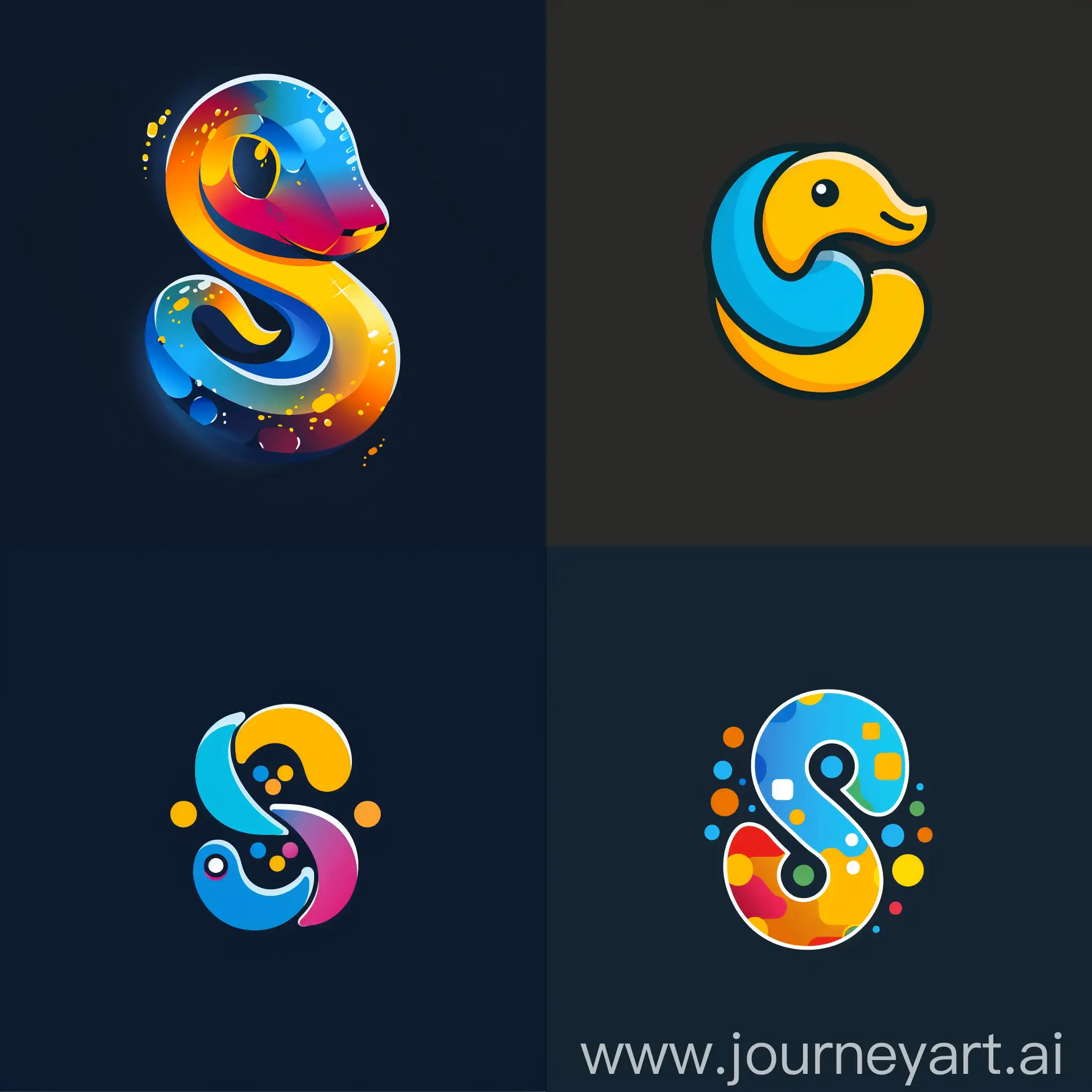 Создай оригинальный логотип для телеграм канала посвященного програмированию на python
