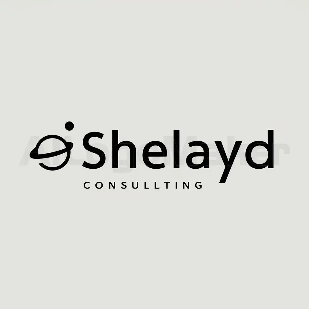 a logo design,with the text "SHELAYD", main symbol:Planeta, vesmir, neprimenennost',Moderate,be used in consulting industry,clear background