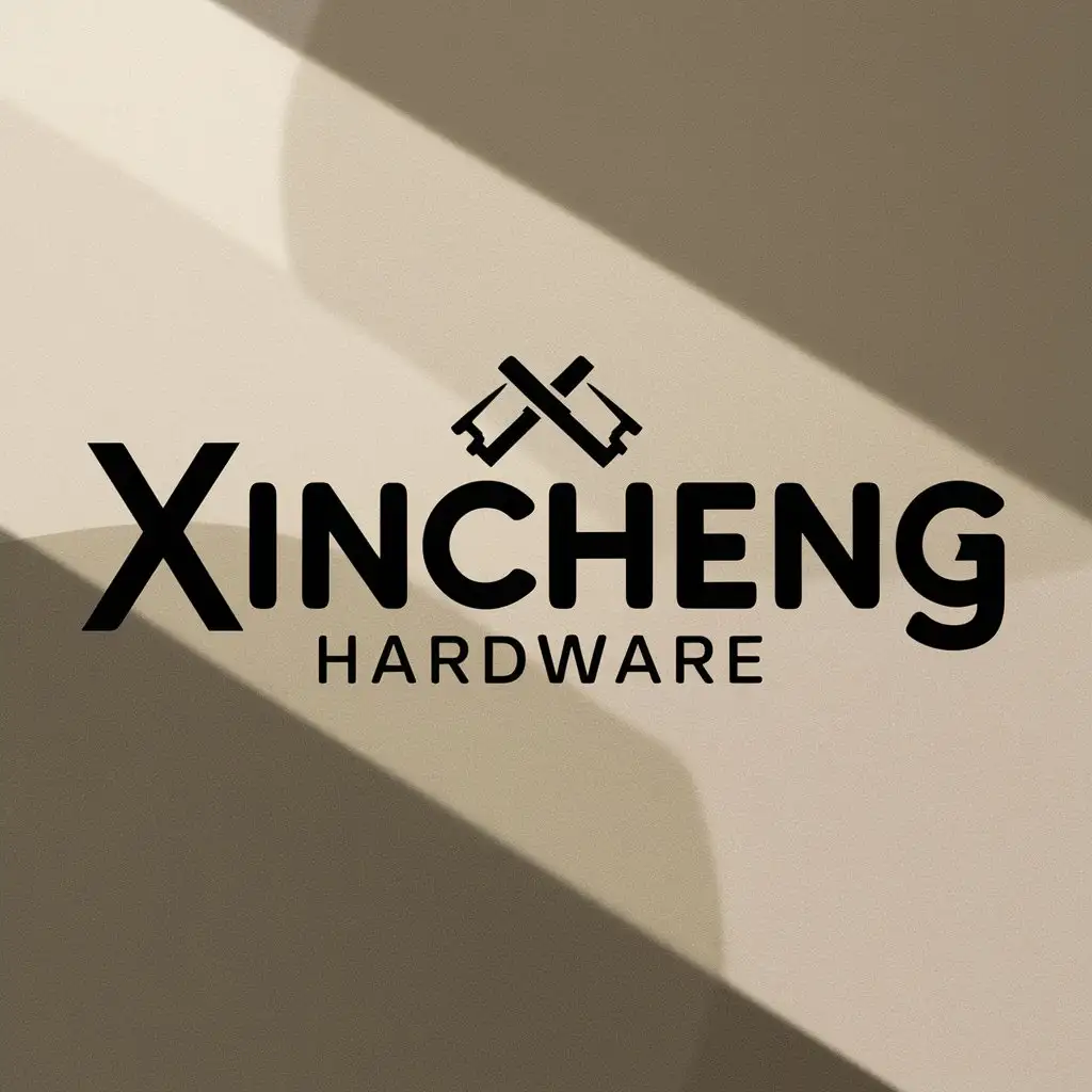 a logo design,with the text "Xincheng Hardware", main symbol:hardware tools,Moderate,clear background